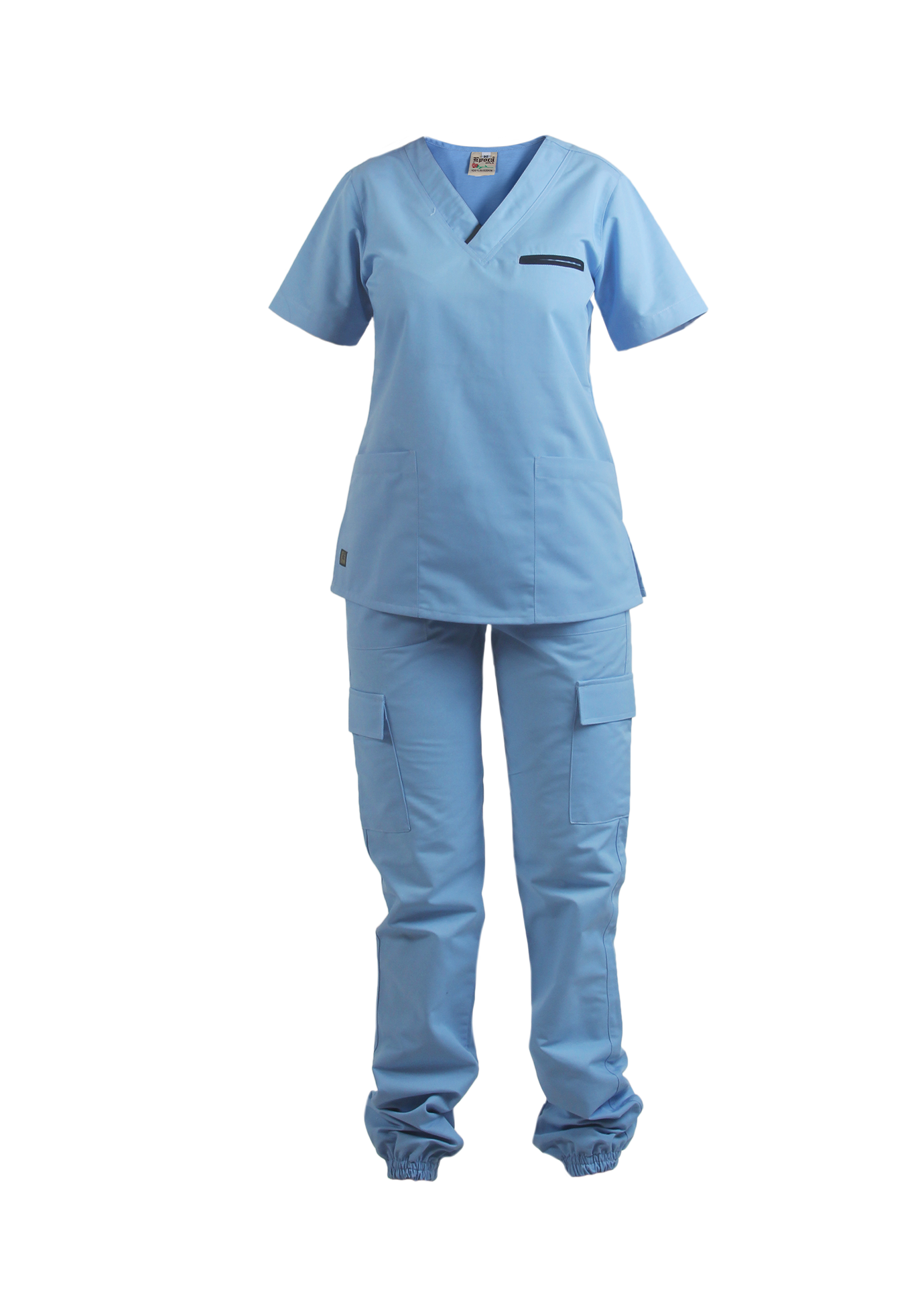 Pijama Quirúrgica Repelente a Líquidos. Dama