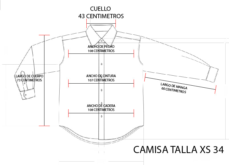 Camisa Manga Larga Modelo Pescador Para Caballero. Confeccionado en Oxford Premium.