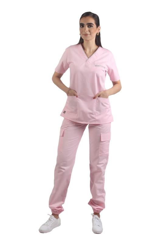 Pijama Quirúrgica Repelente a Líquidos. Dama