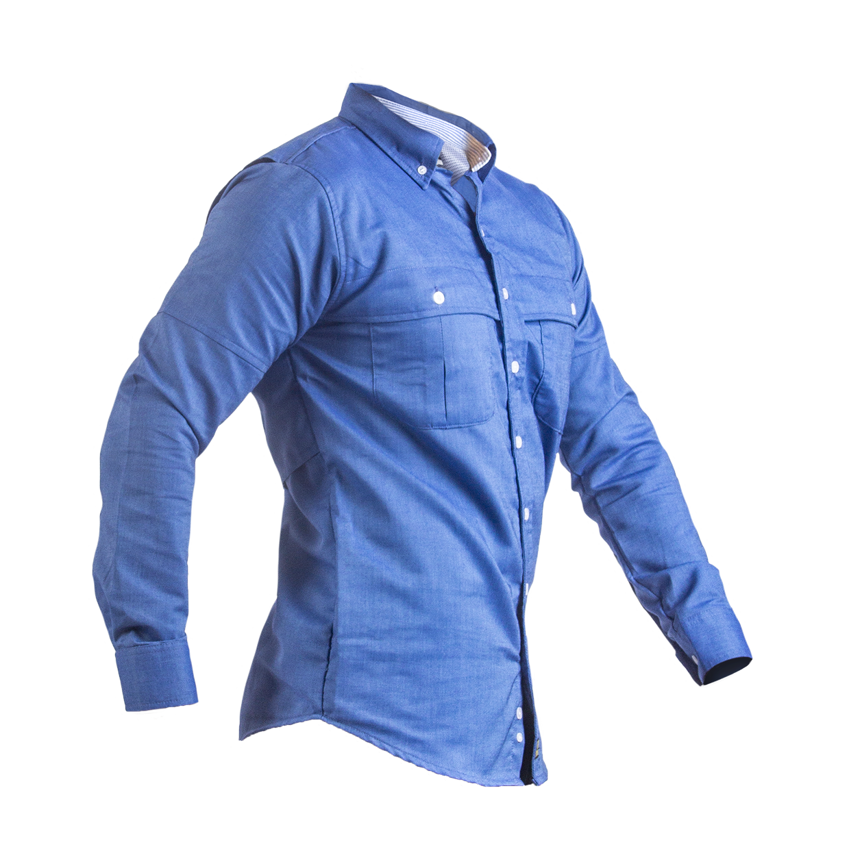 Camisa Manga Larga Modelo Pescador Para Caballero. Confeccionado en Oxford Premium.