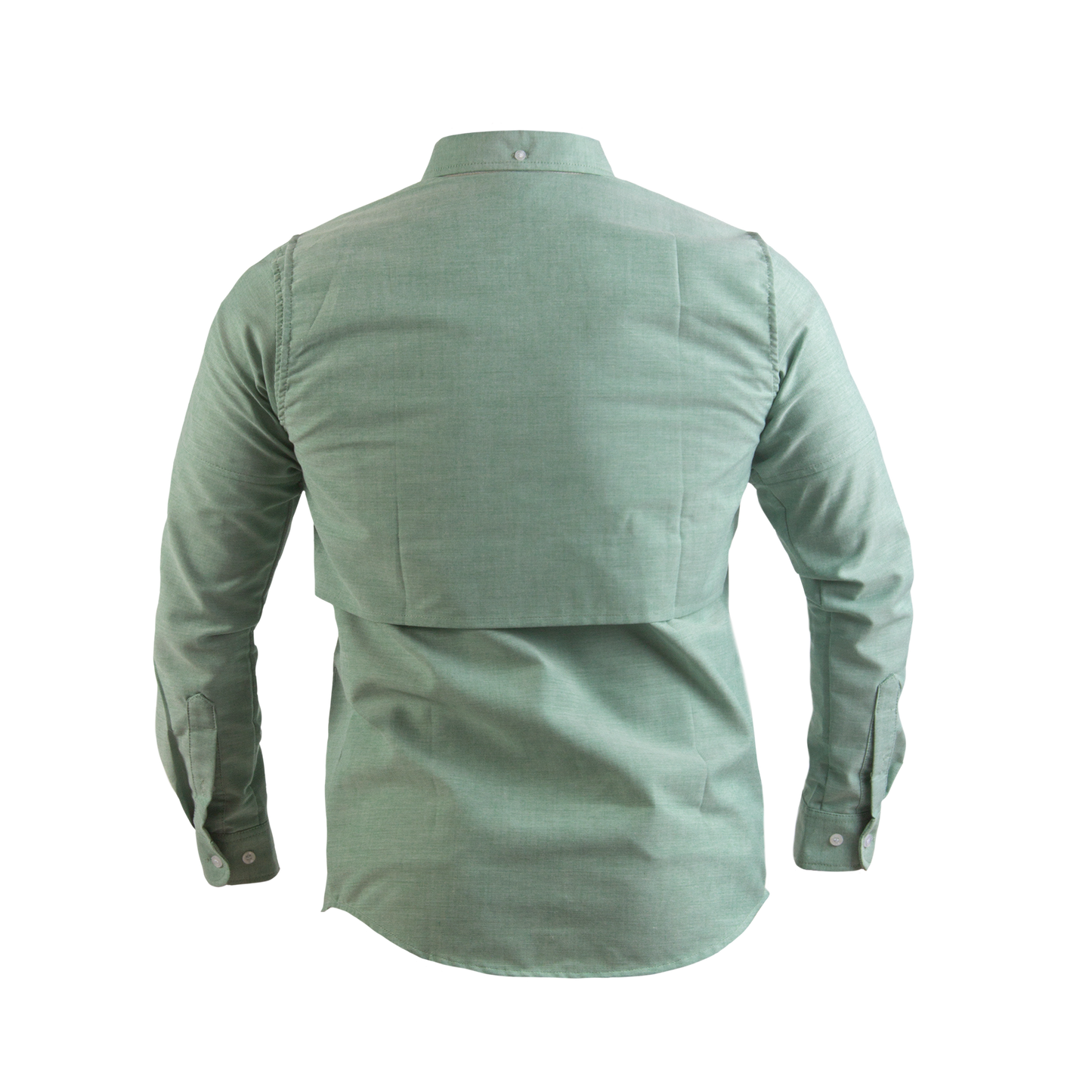 Camisa Manga Larga Modelo Pescador Para Caballero. Confeccionado en Oxford Premium.