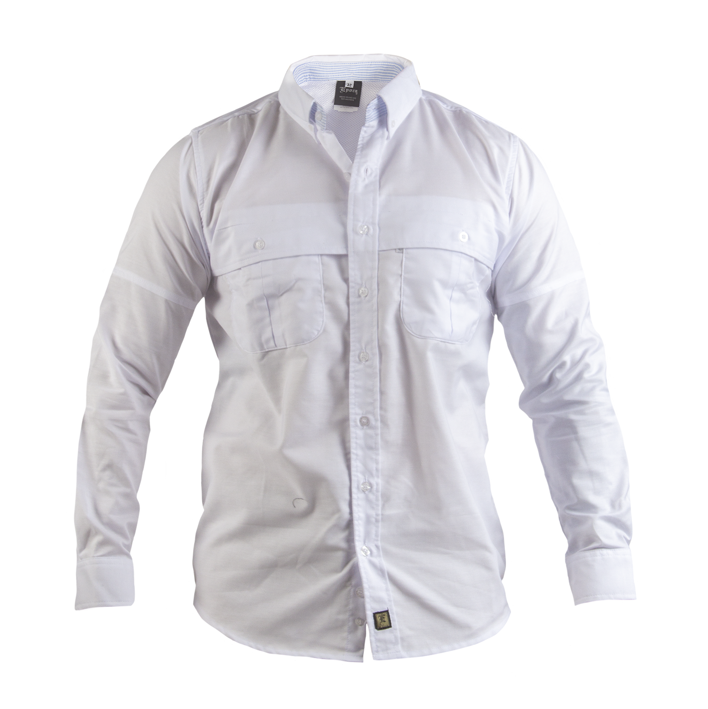 Camisa Manga Larga Modelo Pescador Para Caballero. Confeccionado en Oxford Premium.