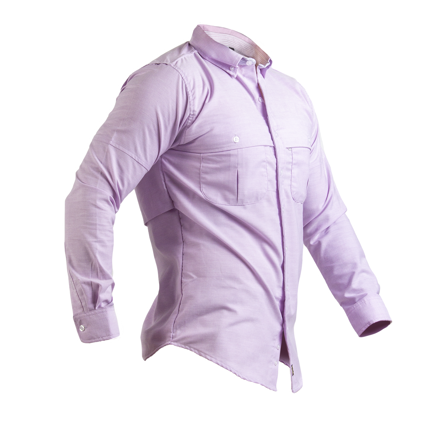 Camisa Manga Larga Modelo Pescador Para Caballero. Confeccionado en Oxford Premium.