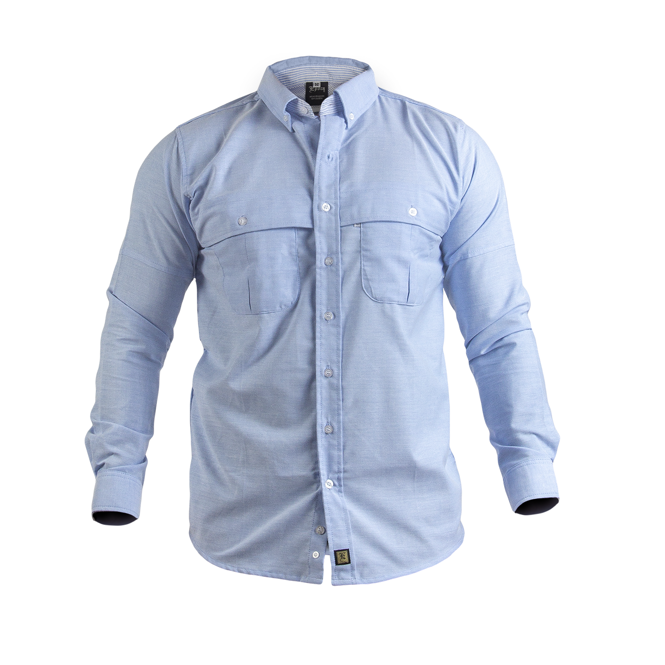 Camisa Manga Larga Modelo Pescador Para Caballero. Confeccionado en Oxford Premium.