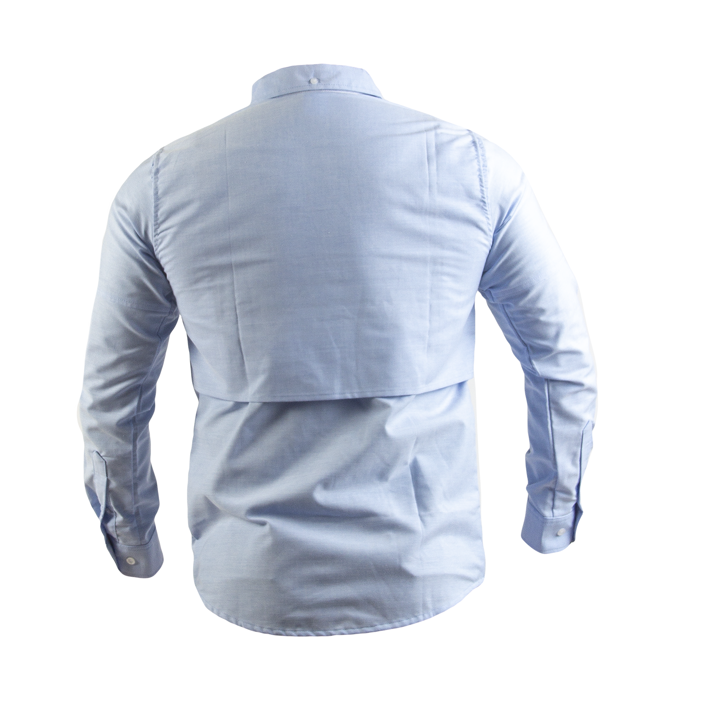 Camisa Manga Larga Modelo Pescador Para Caballero. Confeccionado en Oxford Premium.