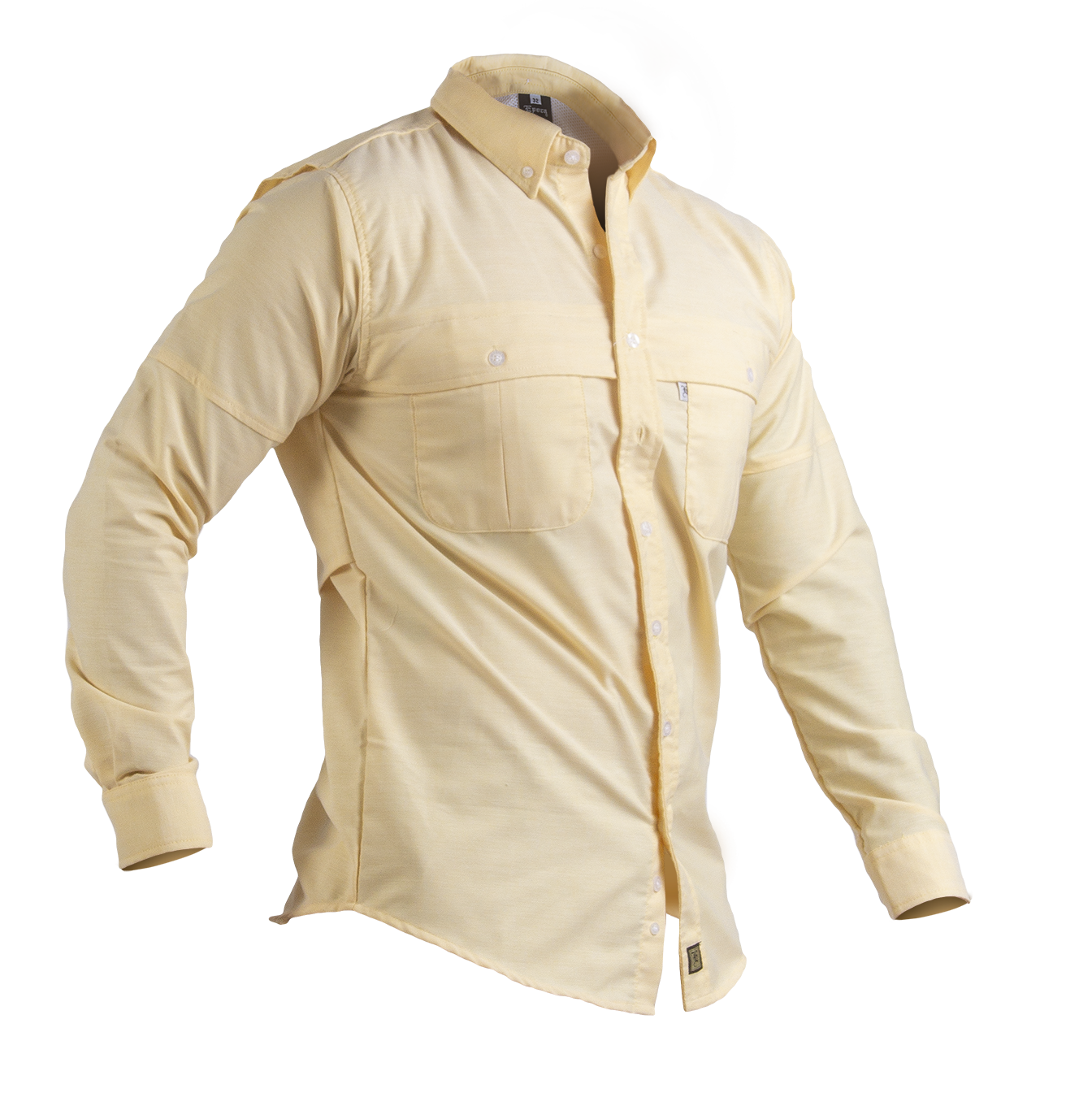 Camisa Manga Larga Modelo Pescador Para Caballero. Confeccionado en Oxford Premium.