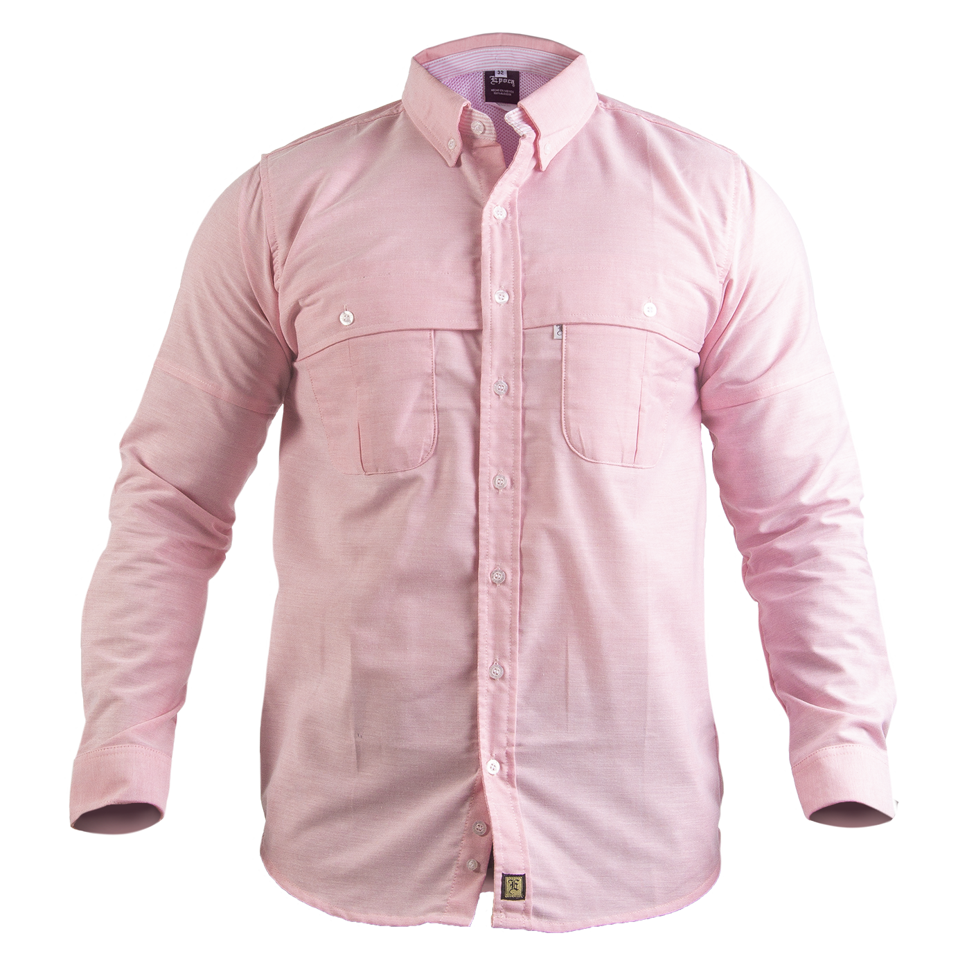 Camisa Manga Larga Modelo Pescador Para Caballero. Confeccionado en Oxford Premium.
