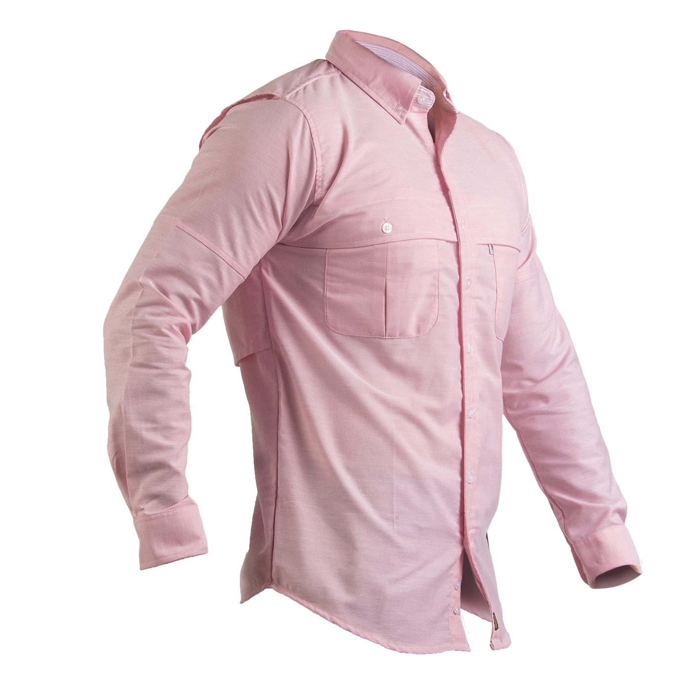 Camisa Manga Larga Modelo Pescador Para Caballero. Confeccionado en Oxford Premium.