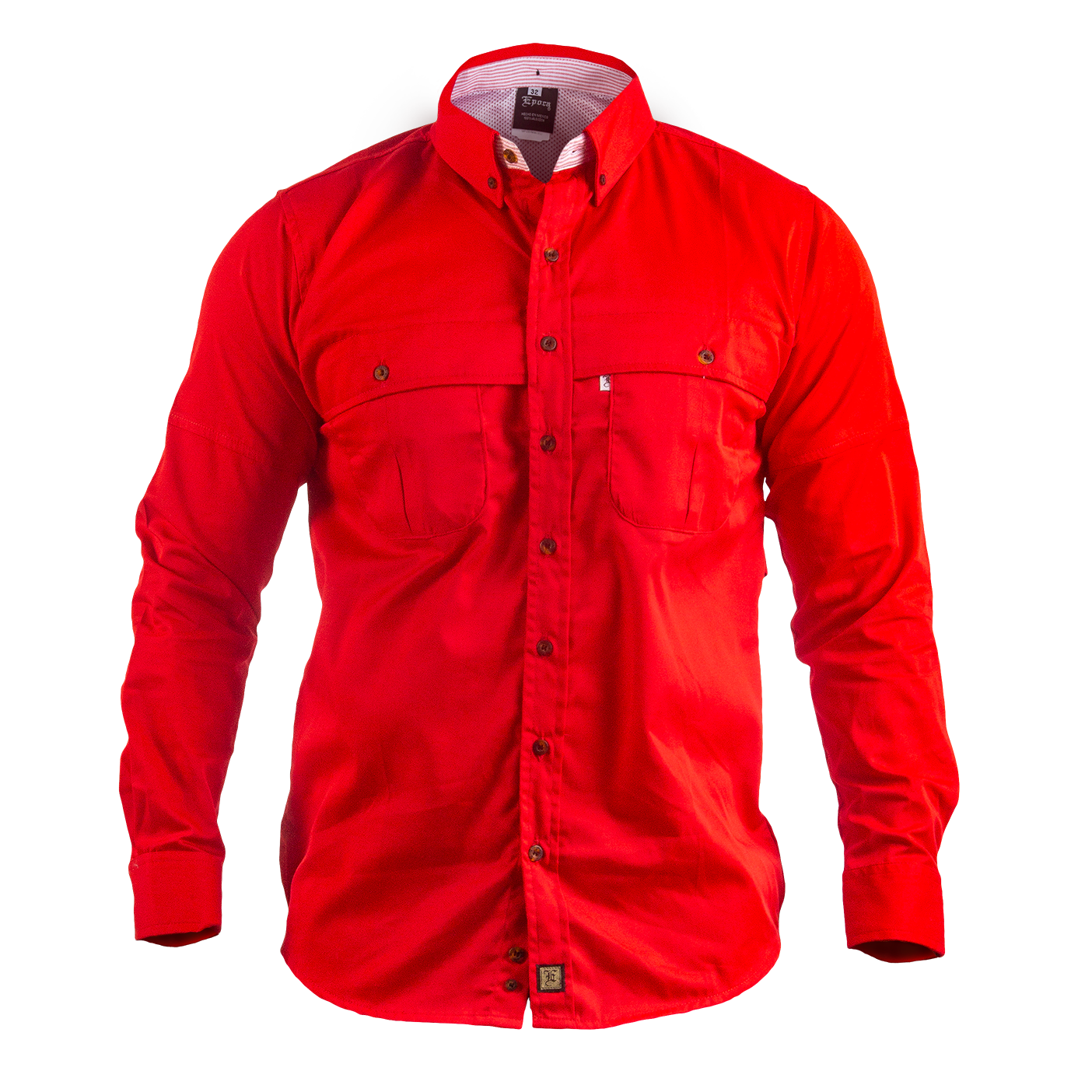 Camisa Manga Larga Modelo Pescador Para Caballero. Confeccionado en Oxford Premium.