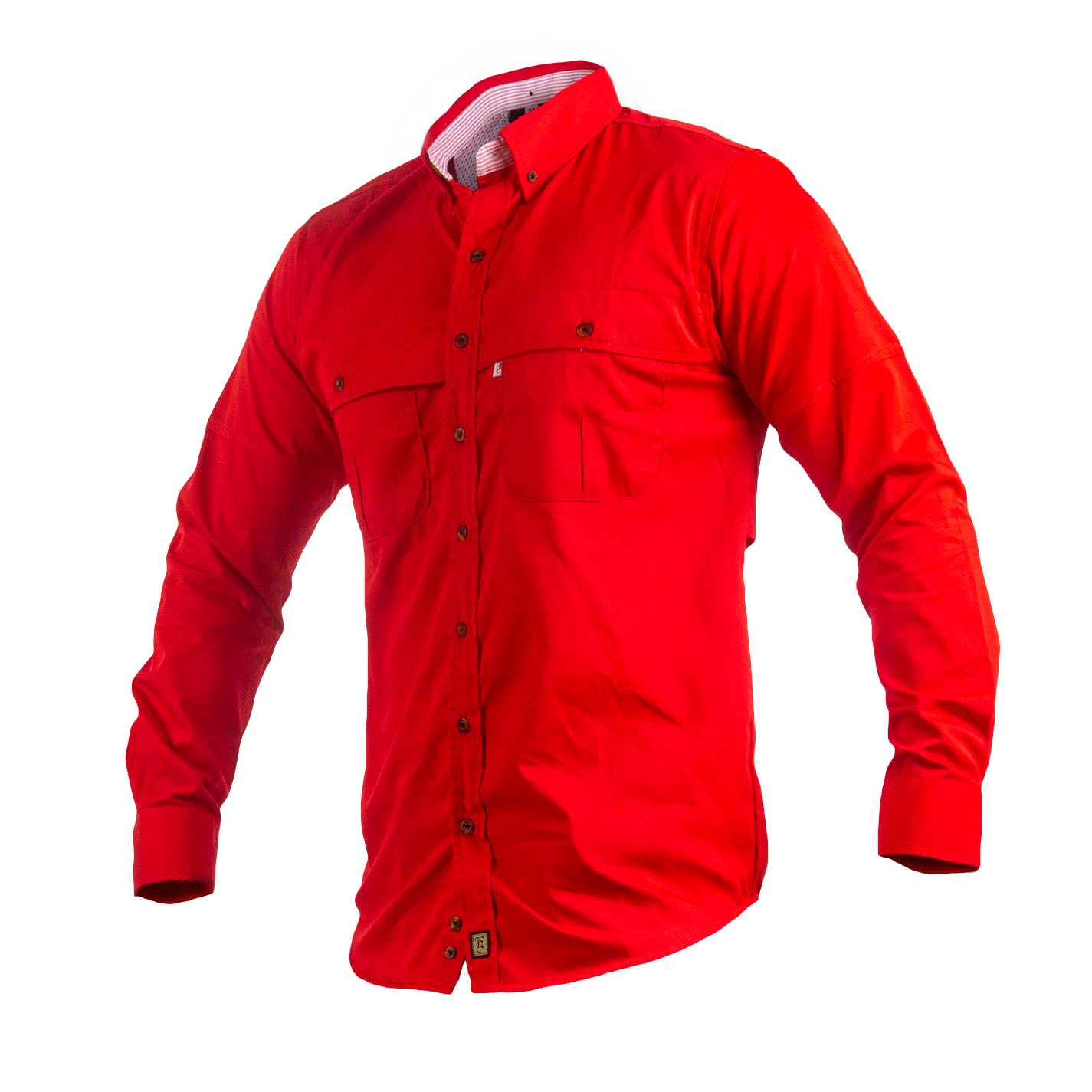 Camisa Manga Larga Modelo Pescador Para Caballero. Confeccionado en Oxford Premium.