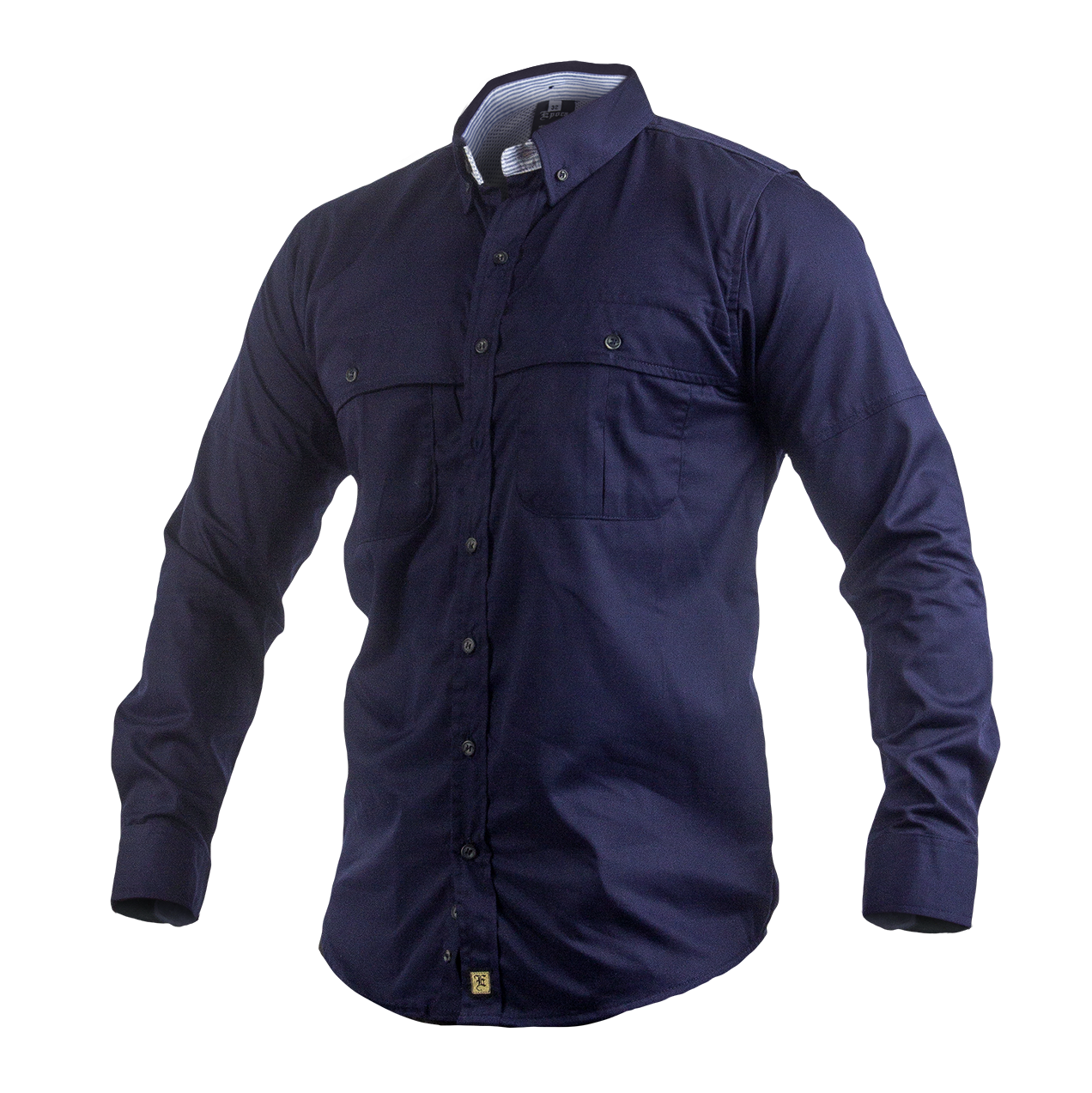 Camisa Manga Larga Modelo Pescador Para Caballero. Confeccionado en Oxford Premium.
