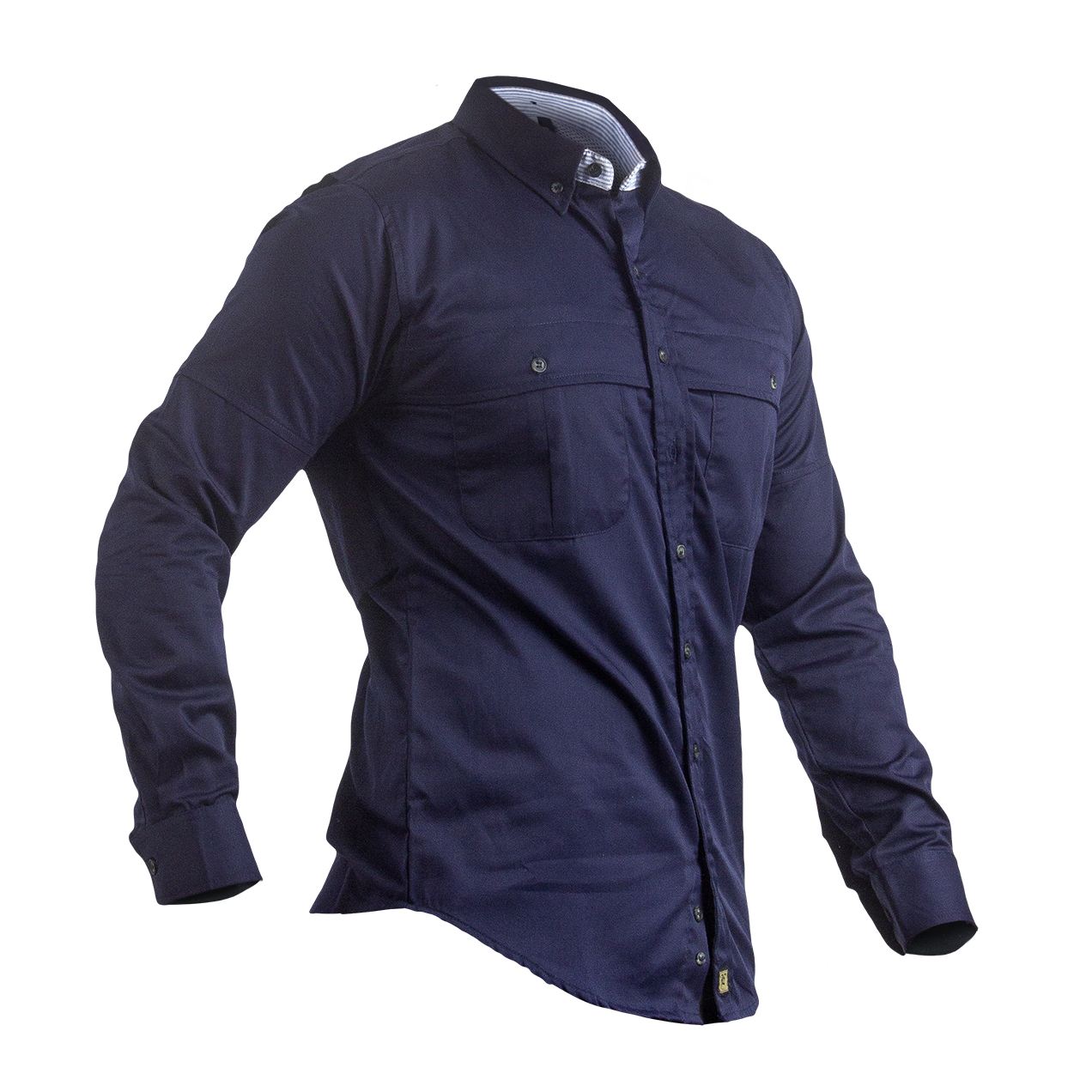 Camisa Manga Larga Modelo Pescador Para Caballero. Confeccionado en Oxford Premium.