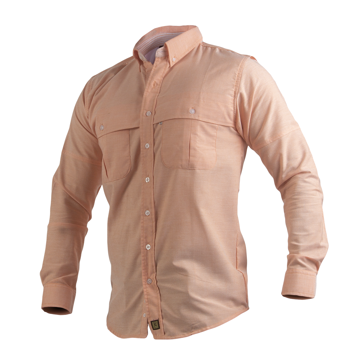 Camisa Manga Larga Modelo Pescador Para Caballero. Confeccionado en Oxford Premium.