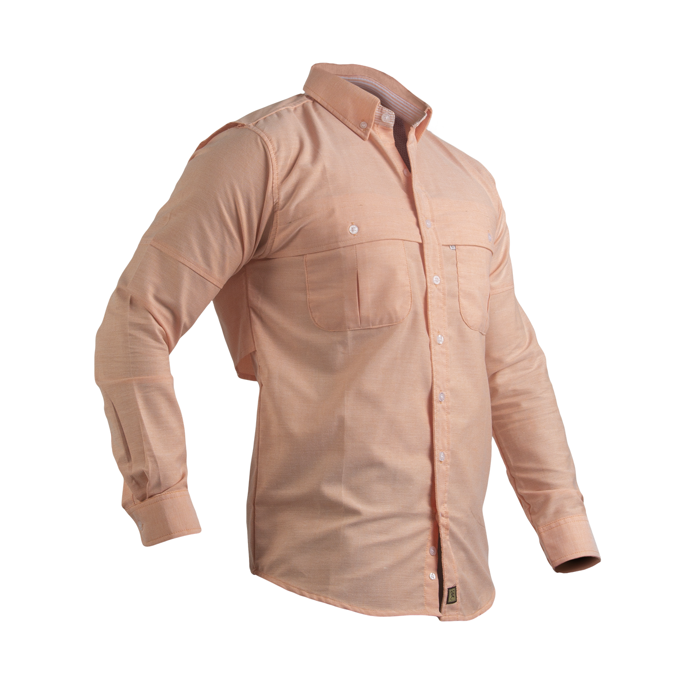 Camisa Manga Larga Modelo Pescador Para Caballero. Confeccionado en Oxford Premium.