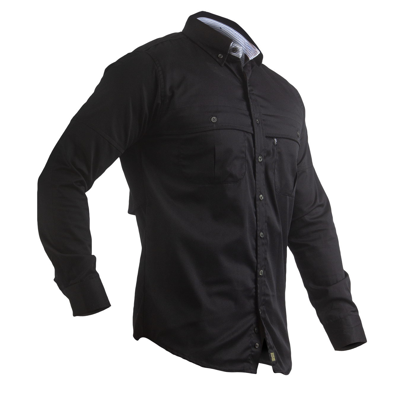 Camisa Manga Larga Modelo Pescador Para Caballero. Confeccionado en Oxford Premium.