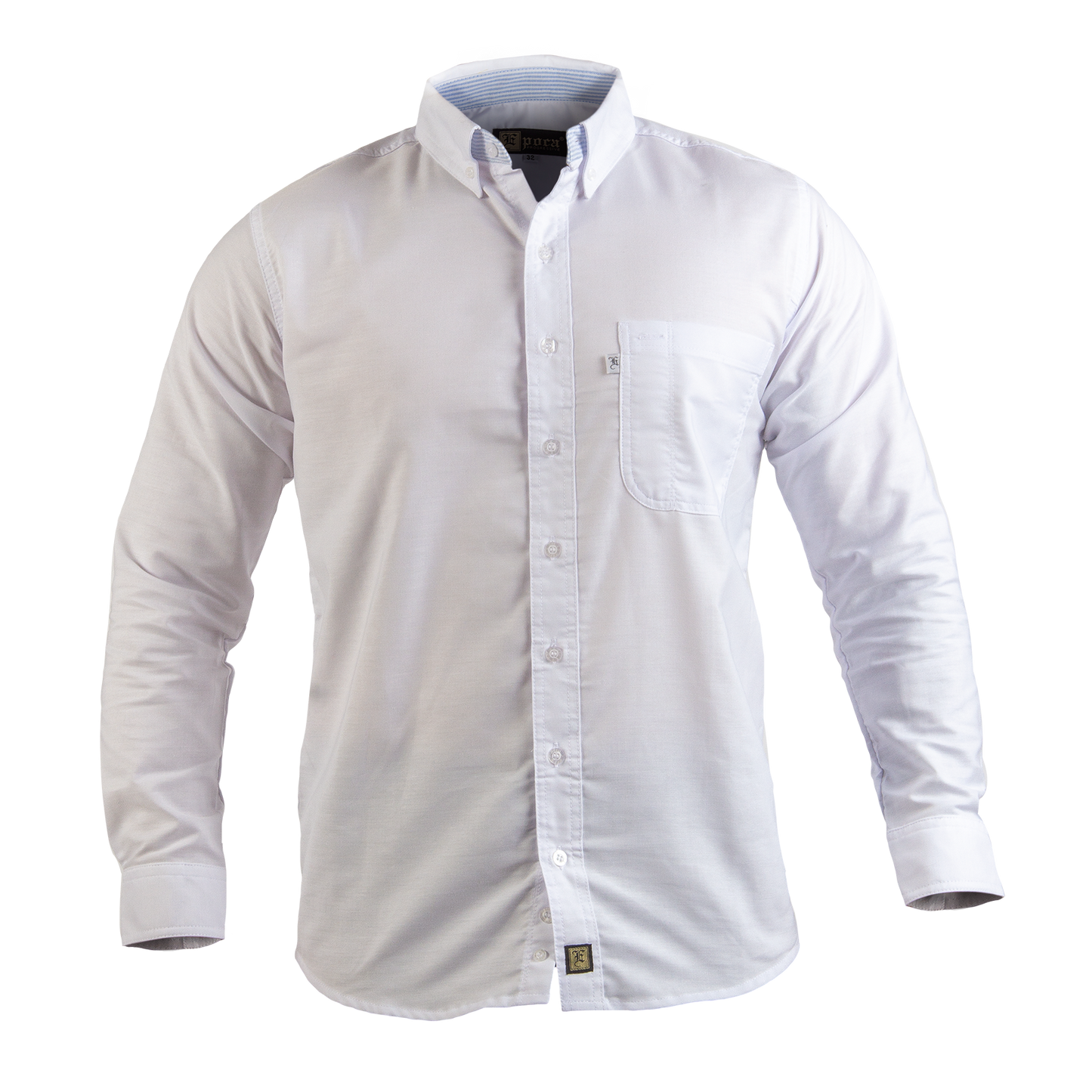 Camisa Manga Larga Modelo Clásico Para Caballero. Confeccionado en Oxford Premium.