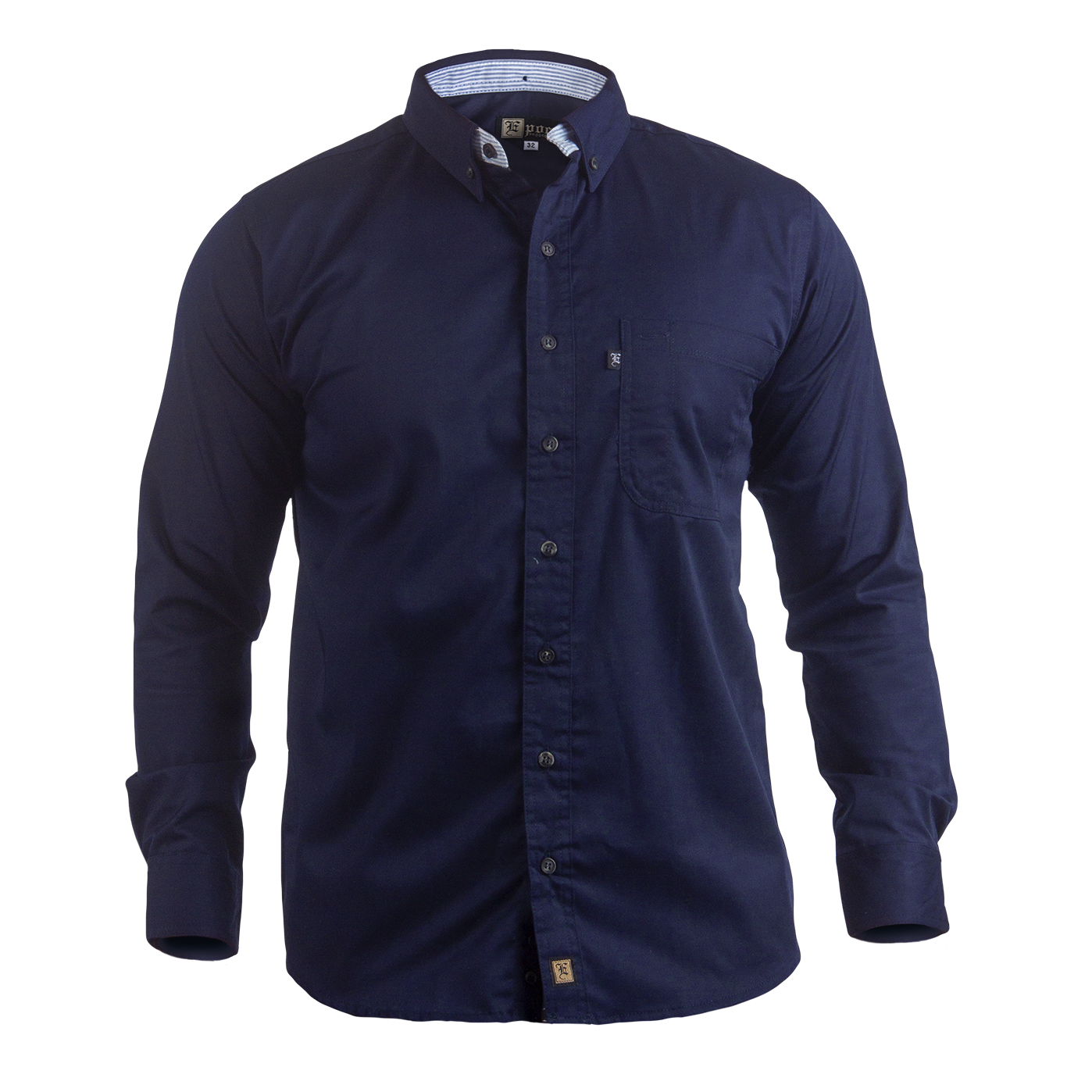Camisa Manga Larga Modelo Clásico Para Caballero. Confeccionado en Oxford Premium.