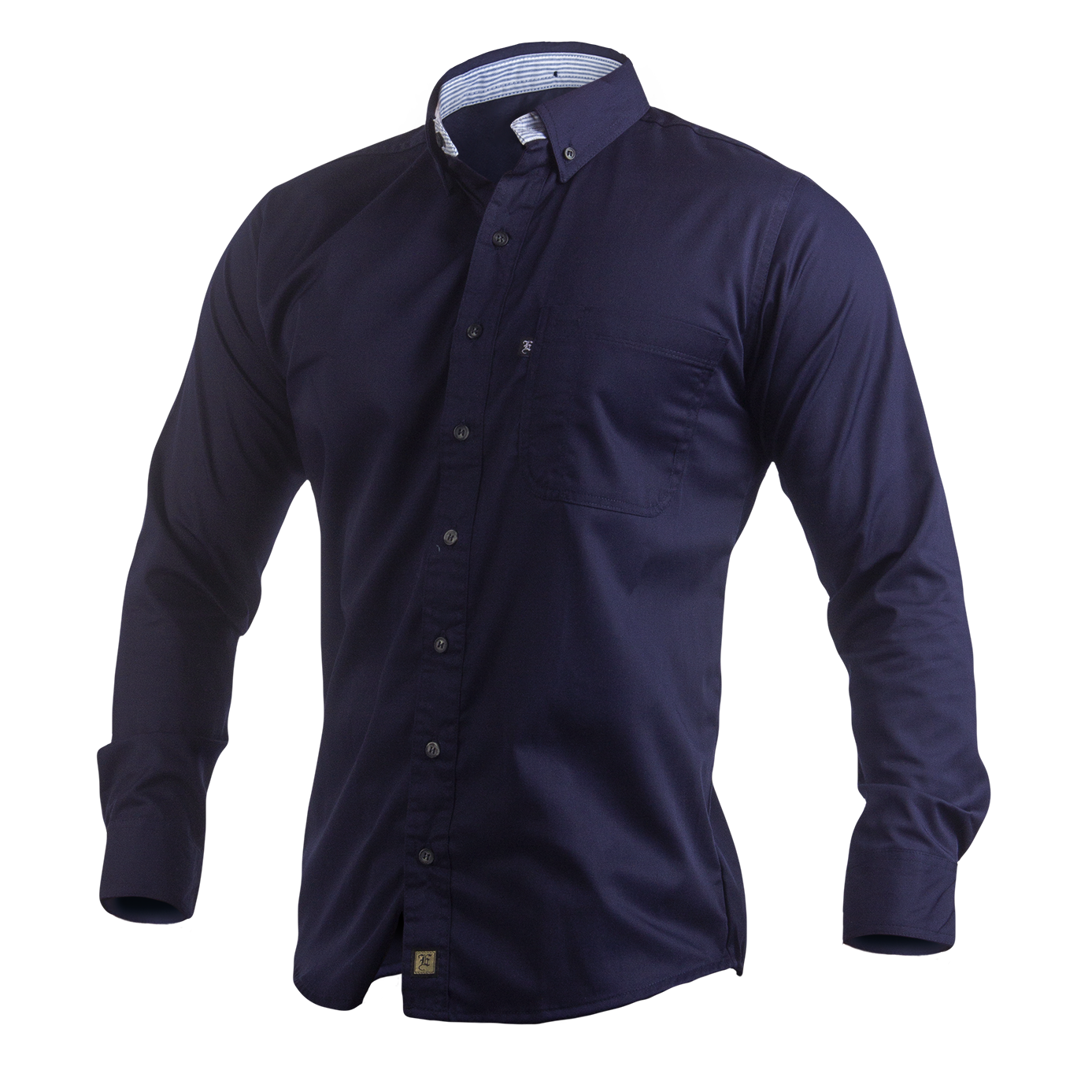 Camisa Manga Larga Modelo Clásico Para Caballero. Confeccionado en Oxford Premium.